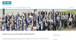 Desktop Screenshot of partnership.assaabloy.de
